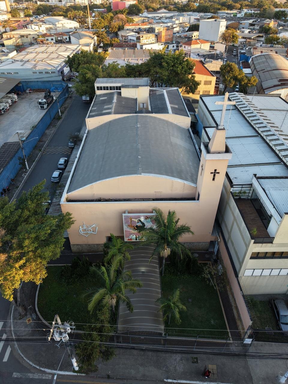 Igreja — vista aérea